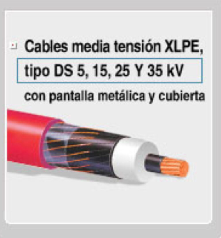 Media Tensión XLPE 5 kV CANOVA